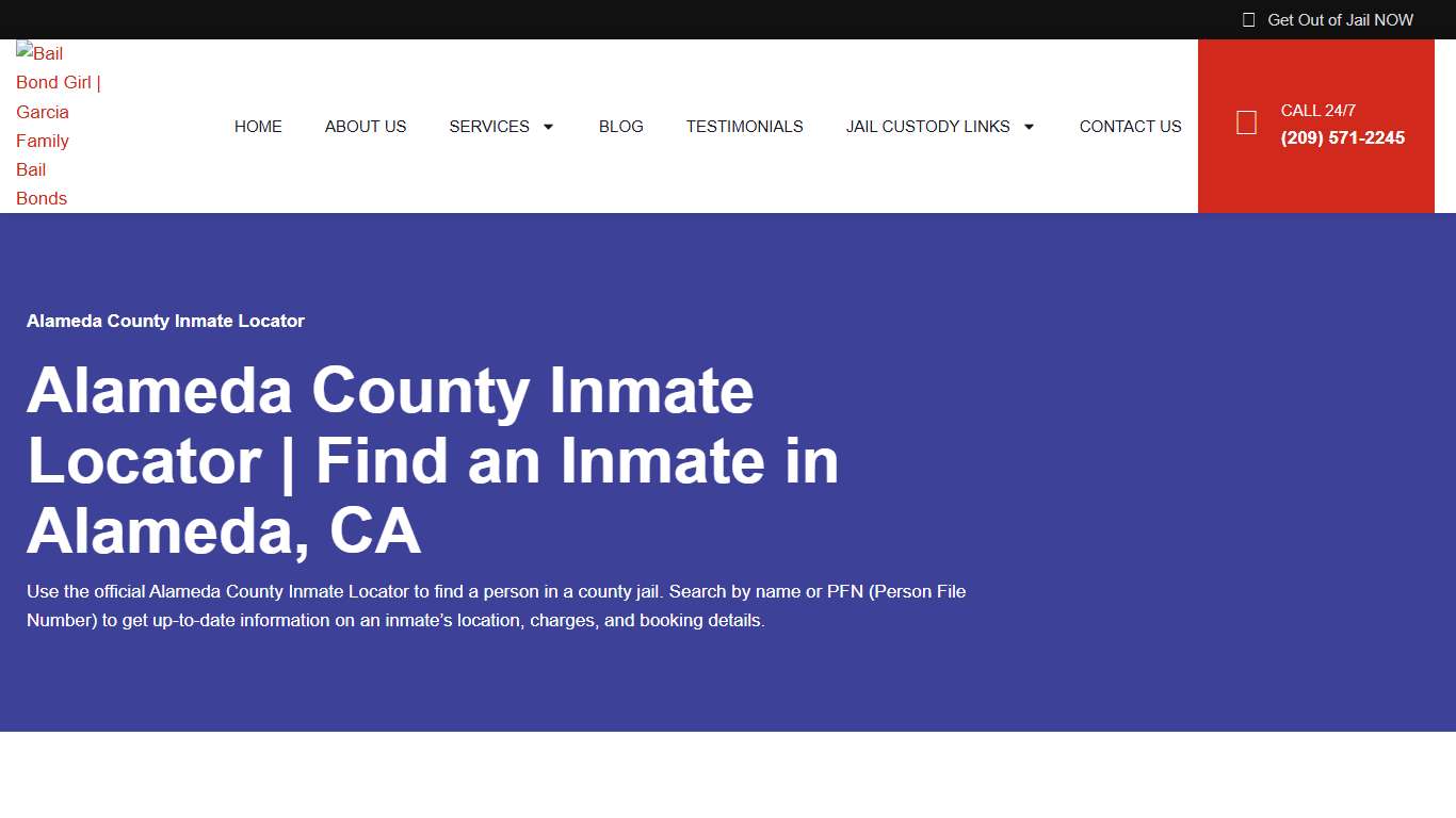 Alameda County Inmate Locator - Find an Inmate in Custody